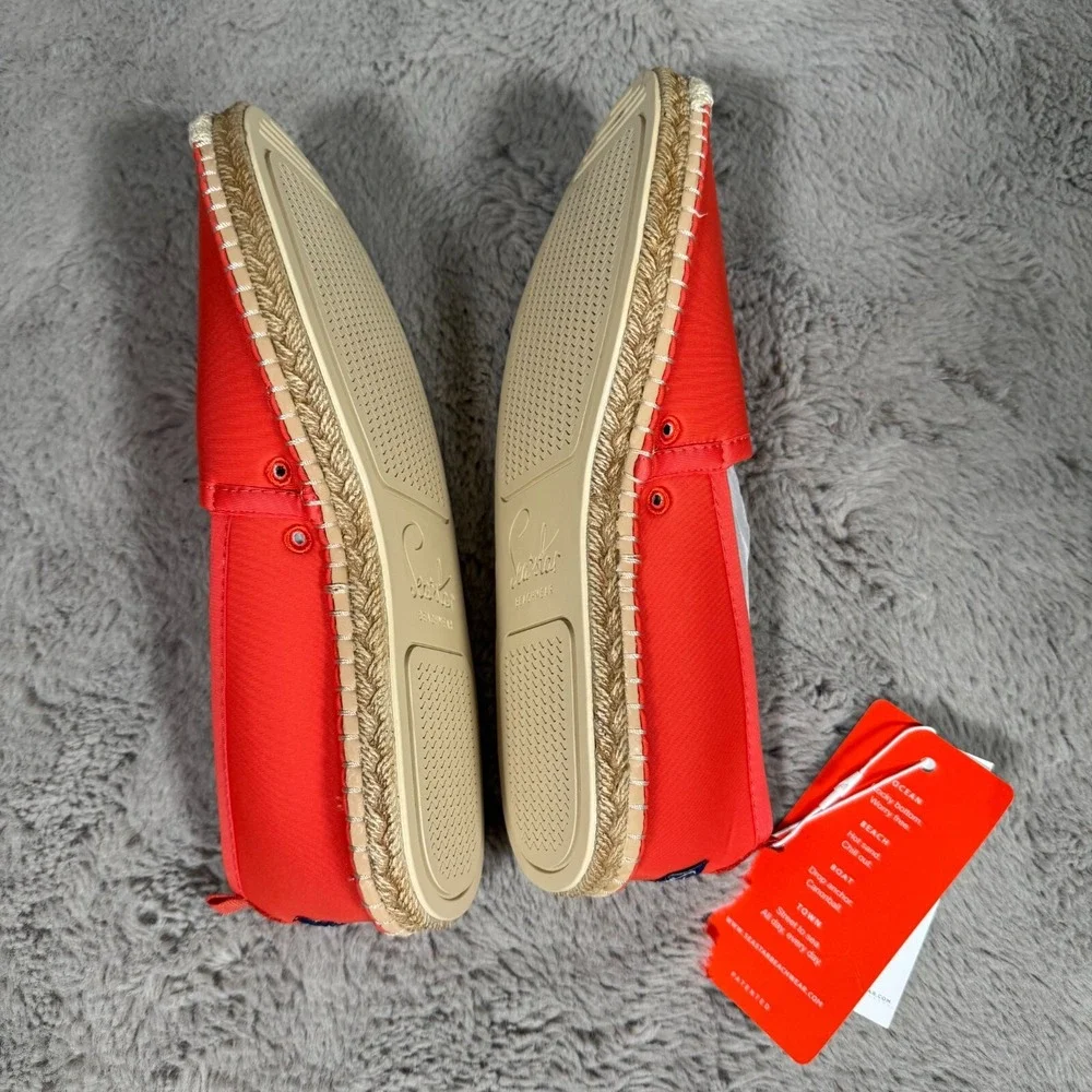 NWT‎ SEA STAR BEACHWEAR Women Beachcomber Orange Espadrille Water Shoes  W 11